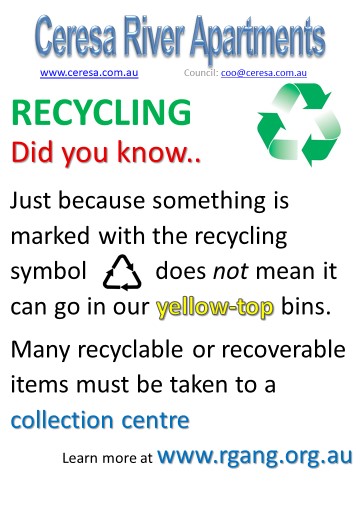 Separate items into rubbish and recycling