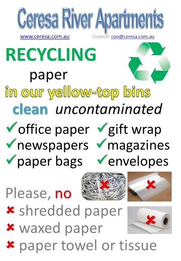 Recycle clean paper